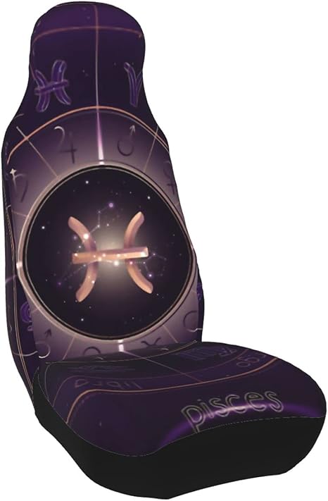 Pisces Car Seat Cover Elastic Car Seat Cover for Most Suvs, Cars, Trucks, Car Interior Universal Kit - Aries Car Seat Cover for men