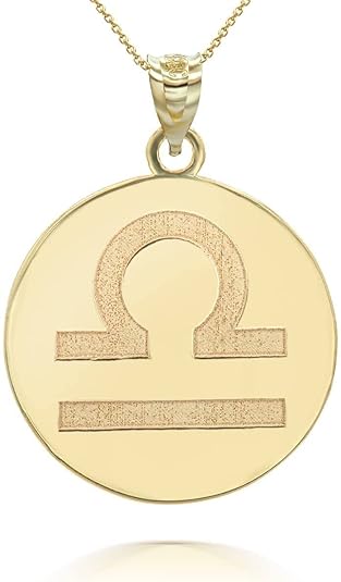 Claddagh Gold - Libra Necklace for men