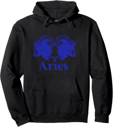 Awesome Astrology Aries Zodiac Sign Birthday Gift Pullover Hoodie - Aries Hoodie for men