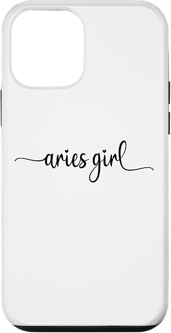 iPhone 12 mini Aries Girl Astrology March April Birthday Zodic Sign Case - Aries Phone Case for men