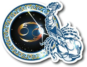Cancer | Zodiak Sign |Great Gift Idea|Decal Sticker|2 Pack|5 Inch Stickers|S10590 - Scorpio Sticker for men