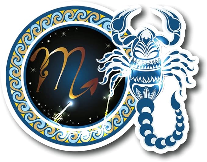 Scorpio | Zodiak Sign |Great Gift Idea|Single |5 Inch Magnet | Made in The USA | Car Auto Tool Box RefrigeratorMagnet | FBMMAG10593 - Scorpio Sticker for men