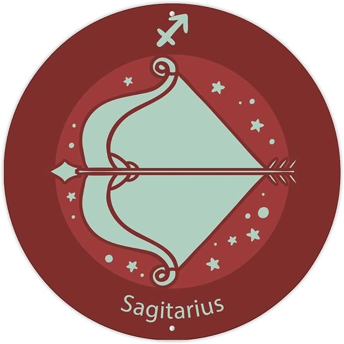 Sagittarius Vintage Metal Signs for Garage Zodiac Constellations Retro Vintage Tin Metal Sign Astrology Sagittarius Zodiac Men Cave Bar Decor Metal Tin Sign for Outdoor Office Store Bar Garage - Sagittarius Home Decor for men