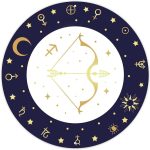 Sagittarius Retro Style Metal Tin Sign Zodiac Constellations Metal Tin Signs Astrology Sagittarius Zodiac Aluminum Tin Signs for Men Women Wall Art Decor for Living Room Bedroom Workshop - Sagittarius Home Decor for men