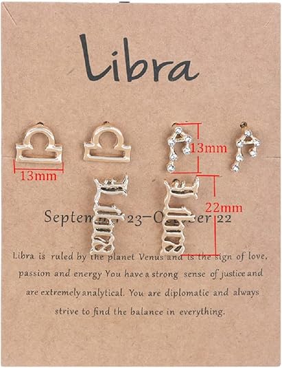 COLORFUL BLING - Libra Jewelry for men