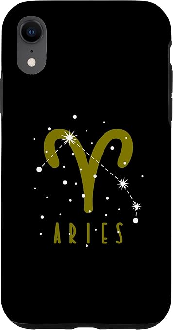 Star Sign Aries "Aries" Case for iPhone XR - Aries Phone Case for men