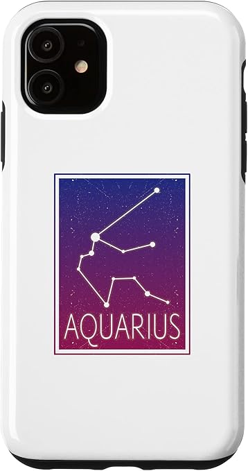 iPhone 11 ZODIAC Aquarius Case - Aquarius Phone Case for men