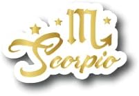 Scorpio | Zodiak Sign |Great Gift Idea|Decal Sticker|2 Pack|5 Inch Stickers|FBMS10705 - Scorpio Sticker for men