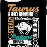 iPhone 12 mini Taurus Merchandise Season Zodiac Sign Astrographic Birthday Case - Taurus Phone Case for men