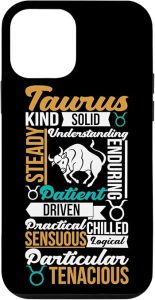 iPhone 12 mini Taurus Merchandise Season Zodiac Sign Astrographic Birthday Case - Taurus Phone Case for men