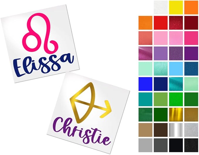 Zodiac Sign Car Decal, Astrology Decals for Car, Astrology Window Decals, Aries, Taurus Vinyl Decal, Gemini, Cancer, Leo, Virgo, Libra, Scorpio, Sagittarius, Capricorn, Aquarius, Pisces Decal Sticker - Aries Sticker for men