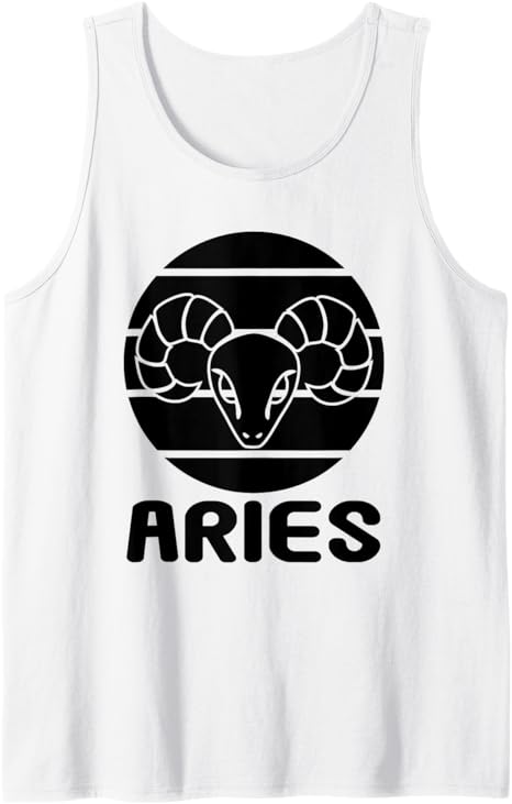 Zodiac Sign Funny - Aries Tank Top - Aries T-Shirt for men