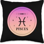 Birthday Pisces Women Zodiac Sign Pisces Throw Pillow - Pisces Pillow for men