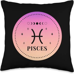 Birthday Pisces Women Zodiac Sign Pisces Throw Pillow - Pisces Pillow for men