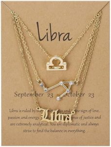 COLORFUL BLING - Libra Jewelry for men