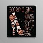 Scorpio Girl | I Am The Storm | Zodiak Sign |Great Gift Idea|Decal Sticker|2 Pack|5 Inch Stickers|FBAS10926 - Scorpio Sticker for men