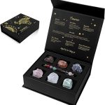 GolbalJew 12 Zodiac Signs Crystals and Healing Stones Gifts for Women Natural Crystal Jewelry Healing Crystal Zodiac Sign Stones with Crystal Bracelet The Astrology Birthstone with Horoscope Box Set - Taurus for men