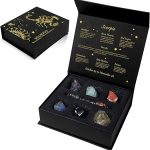 GolbalJew 12 Zodiac Signs Crystals and Healing Stones Gifts for Women Natural Crystal Jewelry Healing Crystal Zodiac Sign Stones with Crystal Bracelet The Astrology Birthstone with Horoscope Box Set - Scorpio Products for men