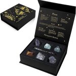 GolbalJew 12 Zodiac Signs Crystals and Healing Stones Gifts for Women Natural Crystal Jewelry Healing Crystal Zodiac Sign Stones with Crystal Bracelet The Astrology Birthstone with Horoscope Box Set - Pisces for men