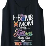 Pisces Mama With Tattoos Thick Thighs Gifts - Pisces T-Shirt for men