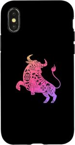 iPhone X/XS Taurus Zodiac Sign Cool Bull Horoscope Astrology Case - Taurus Phone Case for men