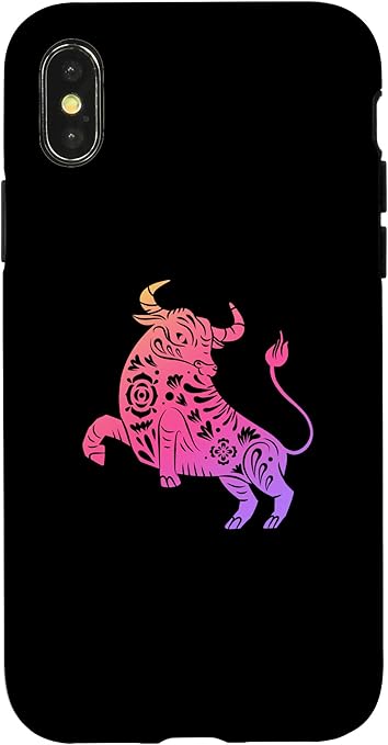iPhone X/XS Taurus Zodiac Sign Cool Bull Horoscope Astrology Case - Taurus Phone Case for men