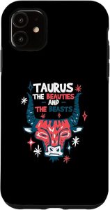 iPhone 11 Taurus Zodiac Sign Facts Quote Bull Horoscope Astrology Case - Taurus Phone Case for men