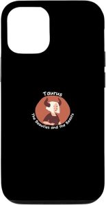 iPhone 12/12 Pro Taurus Zodiac Sign Facts Quote Bull Horoscope Astrology Case - Taurus Phone Case for men