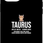 iPhone 12 Pro Max Taurus Zodiac Sign Facts Funny Bull Horoscope Astrology Case - Taurus Phone Case for men