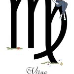 Pyramid America - Zodiac Poster - Astrology Posters Virgo - 11 x 17 Poster Print Wall Art, Ideal For Home Decor, Bedroom Decor & Living Room Decor - Virgo Poster for men