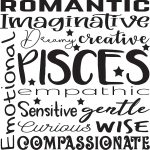Zodiac Signs Iron on transfers Decal Patches Vinyl for t Shirts Fabric Clothing (Pisces) - Pisces for men