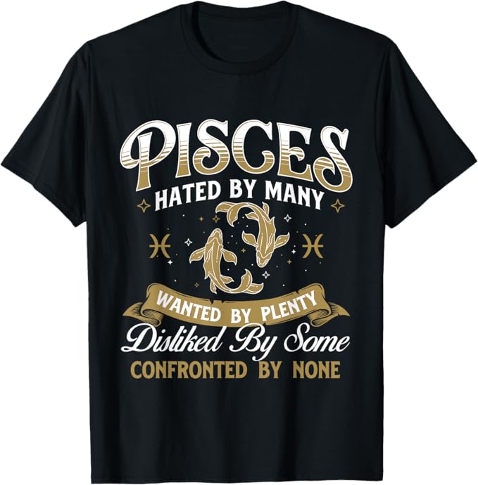 Pisces Zodiac Sign Shirts - Pisces T-Shirt for men