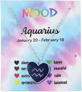 COLORFUL BLING - Aquarius Necklace for men