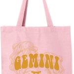 TeesAndTankYou Zodiac Sign Gemini Canvas Tote Bag Reusable Grocery Bag for Shopping and Travel - Gemini Canvas for men
