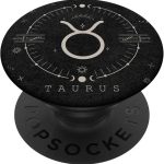 Aesthetic Taurus Zodiac Sign Astrological Stars Celestial PopSockets Adhesive PopGrip - Taurus for men