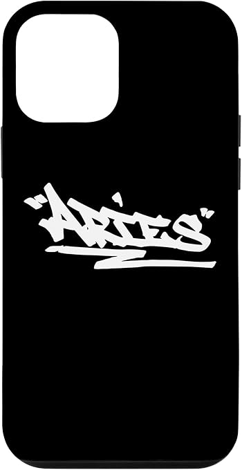 iPhone 12 mini Aries Graffiti Zodiac Hip Hop Horoscope Star Sign Case - Aries Phone Case for men