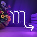 The Zodiac Horoscope Neon Sign, Scorpio LED Neon Signs for Wall Decor, Astrology Zodiac Horoscope Neon Lights Beautiful Spiritual, Birthday Party, Home Kids Room Decor (Scorpio) - Scorpio Canvas for men
