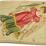 3dRose Print of Vintage Virgo Astrological Sign - Bathroom Bath Rug Mats (rug-205088-1) - Virgo Car Floor Mat for men