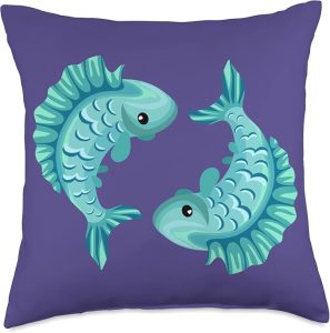 Pisces Spiritual Astrology Horoscope Birthday Zodiac Throw Pillow - Pisces Pillow for men