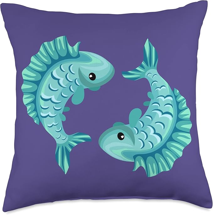 Pisces Spiritual Astrology Horoscope Birthday Zodiac Throw Pillow - Pisces Pillow for men