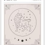 Abstract Leo Zodiac Wall Art Canvas, Lion Star Zodiac Print Canvas, Leo Tarot Card Print Canvas, Leo Star Sign Gift Canvas - Leo Canvas for men