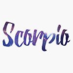 Scorpio Zodiac Sign Bumper Sticker Vinyl Decal 5" - Scorpio Sticker for men