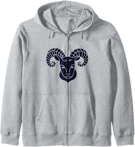 Zodiac sign t-shirt, zodiac sign Aries motif gift Zip Hoodie - Aries Hoodie for men