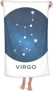 Virgo Constellation Zodiac Sign Throw Blanket Soft Warm Flannel - Virgo Blanket for men