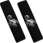 FunnyStar Poison Scorpion Car Seat Belt Covers Shoulder Strap Covers Car Seat Belt Pads Cover Seatbelt Protector for Car Or Bag - Scorpio Car Seat Cover for men