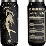 tatamonkey Aquarius Constellation Tumbler Zodiac Mens Womens Stainless Steel Tumblers Astrology Fans Birthday Gifts Coffee Sublimation Mugs Car Cup - 17 OZ - Aquarius Mug for men