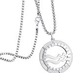 555Jewelry - Aquarius Necklace for men