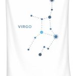 Virgo Constellation Sign Zodiac Throw Blanket Soft Warm Flannel - Virgo Blanket for men