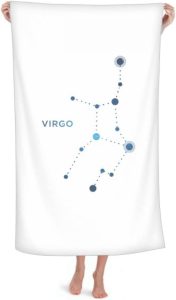 Virgo Constellation Sign Zodiac Throw Blanket Soft Warm Flannel - Virgo Blanket for men