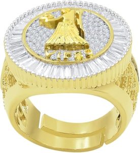 USDIAMONDKING - Virgo Ring for men
